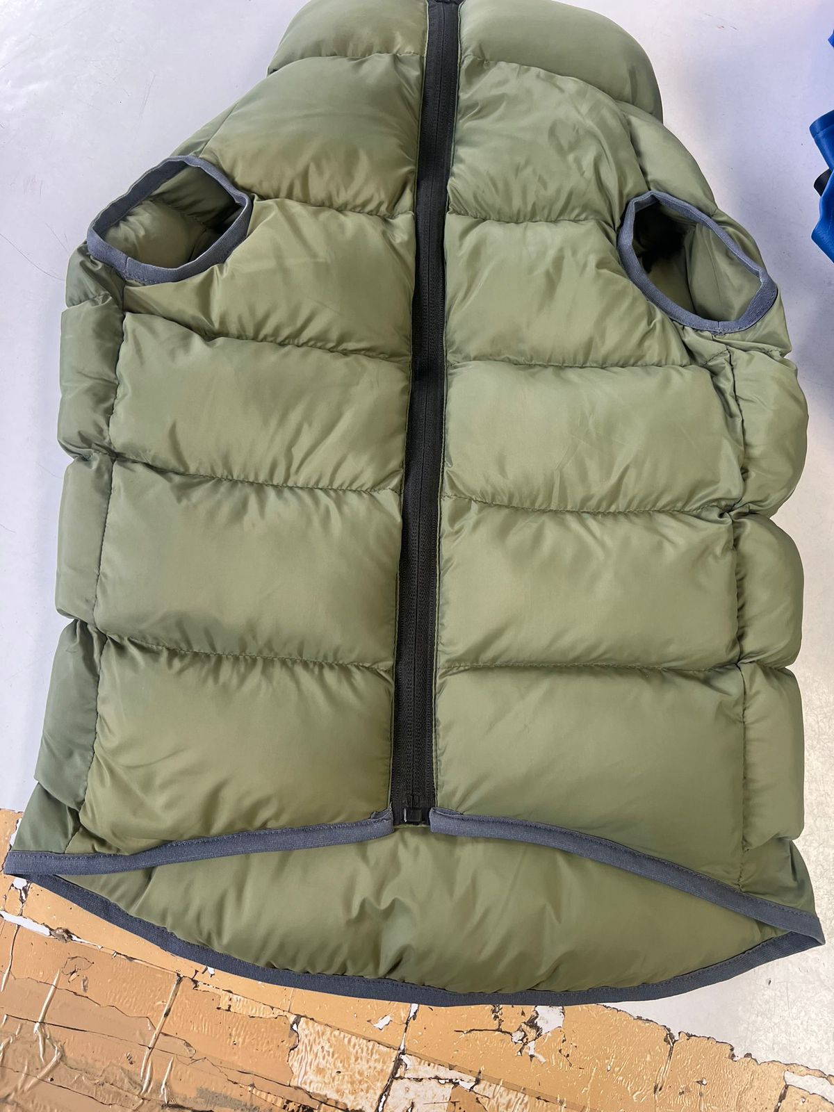 Warm wind proof green dog jacket