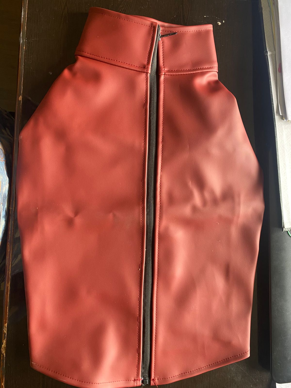 Resin red dog jacket