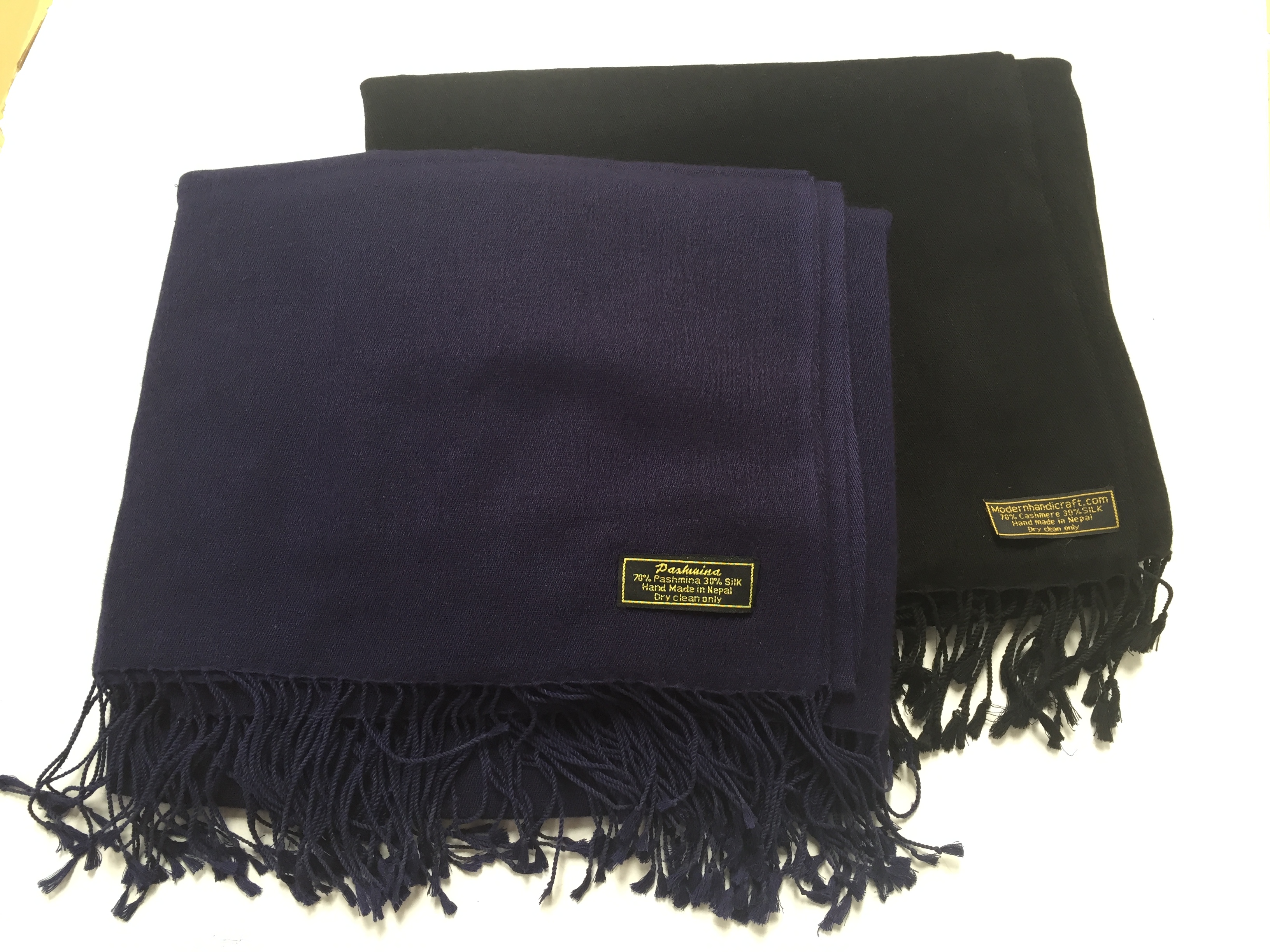 70% Pashmina 30% Silk Shawls